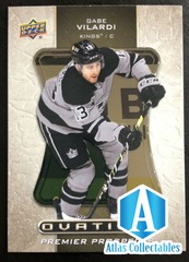 2020-21 Upper Deck Extended Ovation Premier Prospects Gabe Vilardi O-33 Insert